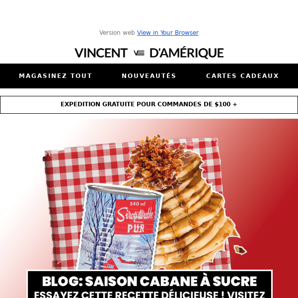 Blog: Recette Saison Cabane à Sucre 🥞