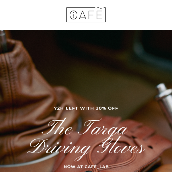 ⏰ LAST 72H WITH 20% OFF | Café_Lab