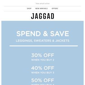 Spend & Save 30% - 50%!