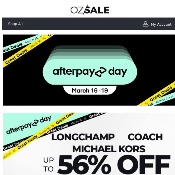 Longchamp Up To 56% Off + Coach, Michael Kors & More