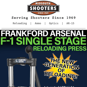NEW Frankford Arsenal Reloading Press!