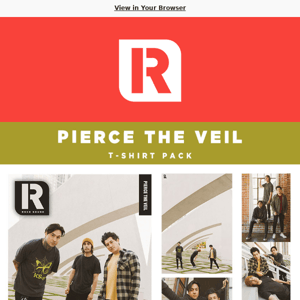 Grab our new Pierce The Veil T-Shirt & Magazine Pack!