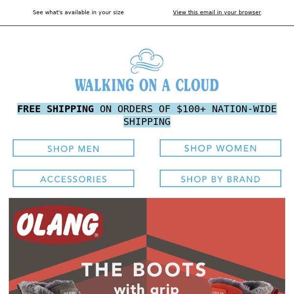 Check out Olang boots!