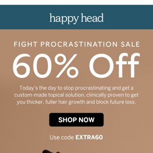 60% Off to Start On Hair Growth