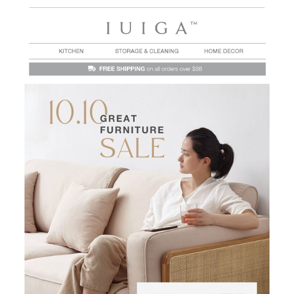 10.10 Great Furniture Sale begins ✨