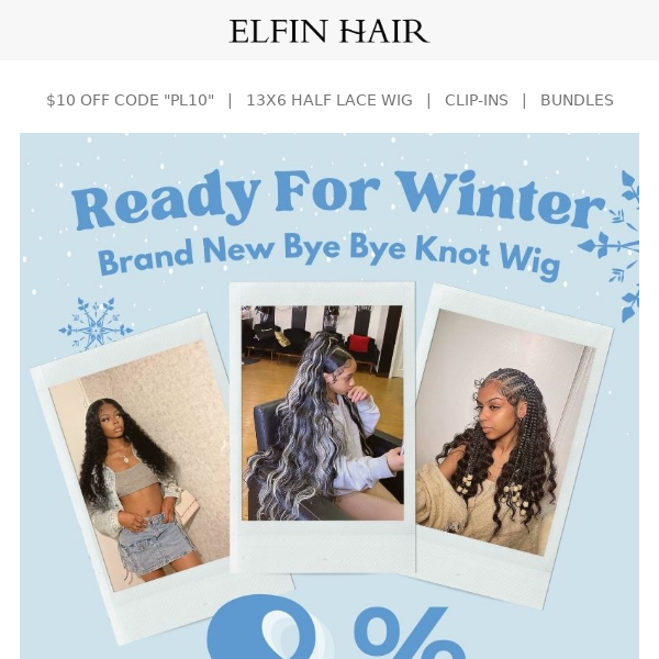ATTN🖤 Bye Bye Knots Wig Is Here For All Winter Long