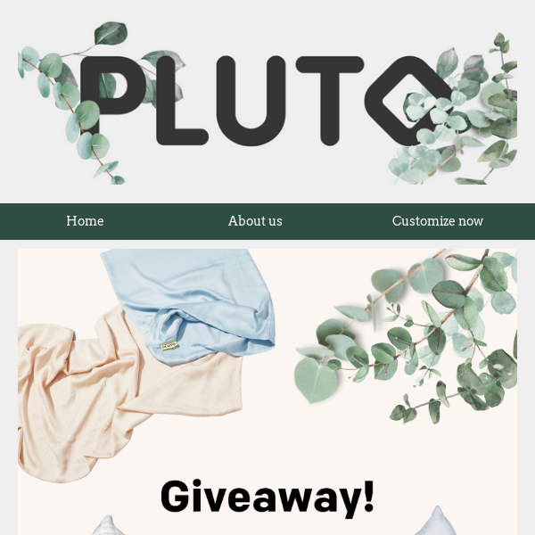 🌿 Get a clean start with a Pluto giveaway! 🌿