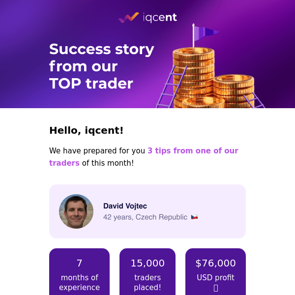 Check out 3 tips from a trader with the best results on the platform! 👇