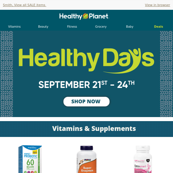 Healthy Day Sale on Now | Up to 70% OFF