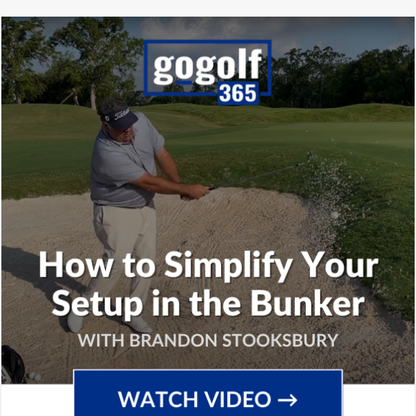 Simplify your bunker setup ⛳ Video guide