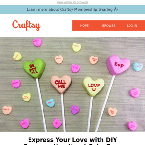 Express Your Love with DIY Conversation Heart Cake Pops