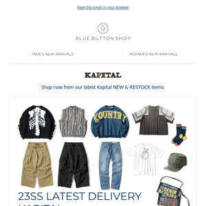 KAPITAL 23SS Latest Delivery | Handcrafted Eyewear by Yuichi Toyama