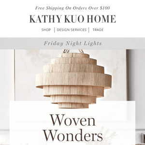 Woven Wonders: Rattan, Cane, & Rope Lighting Bestsellers 💡