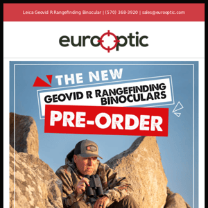 PRE-ORDER: The New Leica Geovid R Rangefinding Binoculars!