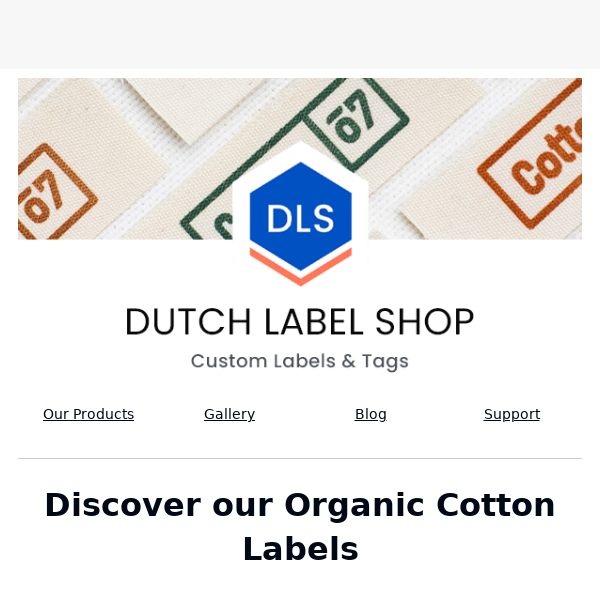 Sustainable crafting with Cotton Clothing Labels