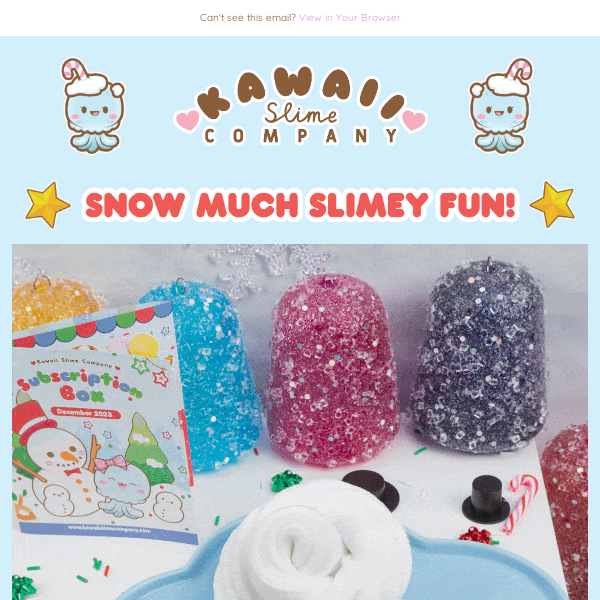 Kawaii Slime - Reindeer Treats Crunchy Slime – Fox + Kit