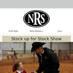 HURRY IN! All of your stock show supplies here!