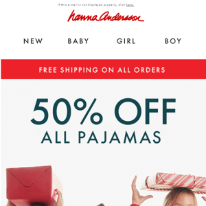 Elevate the Season with 50% off PJs