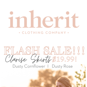 Inherit Co,  FLASH Sale Starts NOW