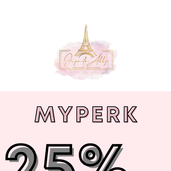 First MyPerk Discount of the Yearl