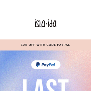 LAST HOURS 🔥 30% OFF