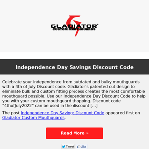 Independence Day Savings Discount Code