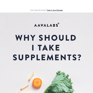 5 reasons why you should take supplements