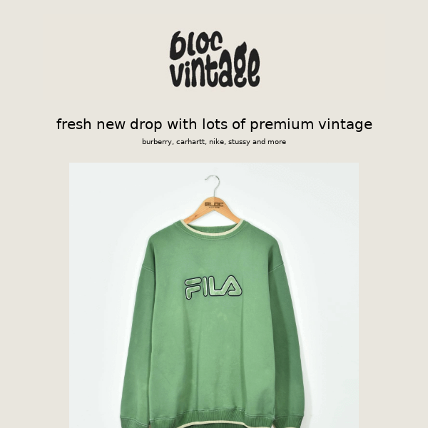 new drop online | straight into the sale - BLOC Vintage Clothing