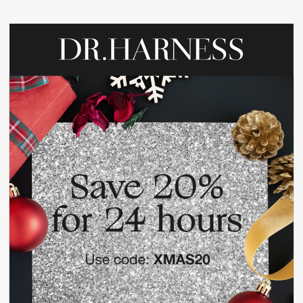 Last chance to save 20%