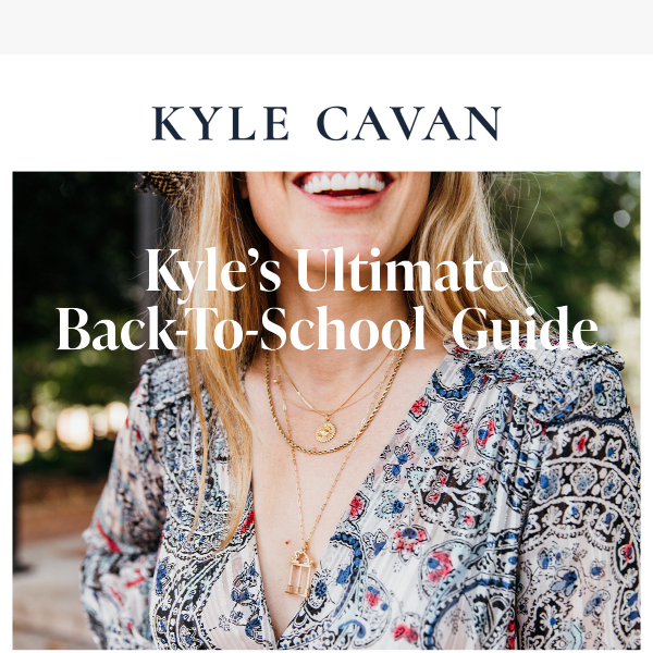 Get Straight A's in Style with Kyle's Back-to-School Guide