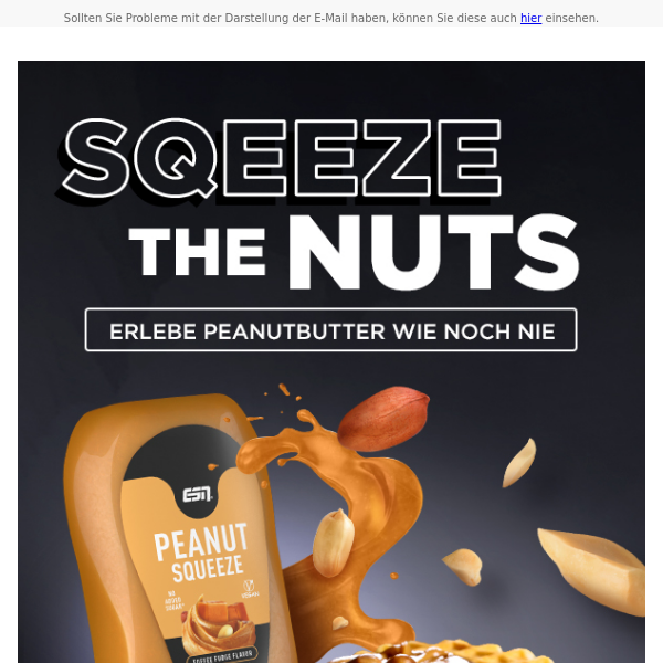 NEU: ESN Peanut Squeeze + Alle ESN Proteinpulver und Aminosäuren im Angebot