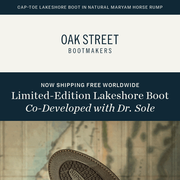 New Today: A limited edition co-developed with Dr. Sole