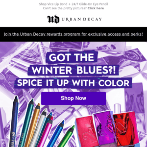 You deserve a pop of color this winter