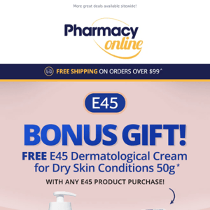 Weekly Deals: Up to 45% OFF Herbs of Gold | BONUS E45 Cream | In Essence range sale + more!