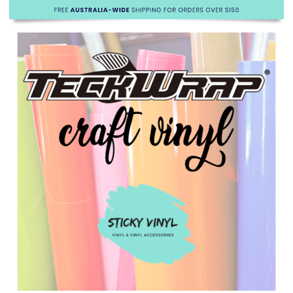 New Arrivals! TeckWrap now stocked at Sticky Vinyl!