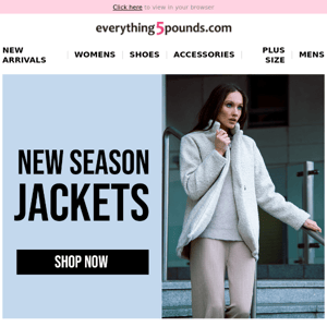 New-season jackets for a bargain 💖