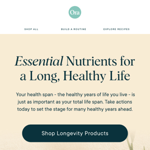 Your Partner for Vitality and Longevity