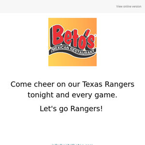 ⚾ Score Big with $5 RangerRitas for Rangers Fans! 🤠