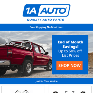 🤩  [ENDS TODAY] End of Month Savings for Your Vehicle