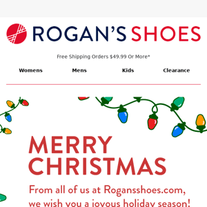 Happy Holidays from All of Us at Rogan's!