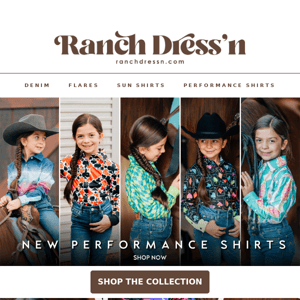 Unleash Your Inner Cowboy with New Performance Rodeo Shirts!