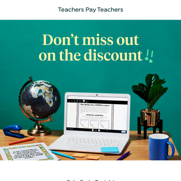 ⏳ Final hours to save on TPT resources