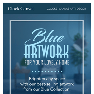 Blue Artwork For Your Lovely Home! 💙