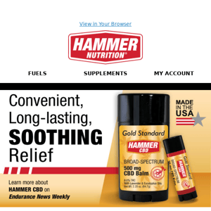 Hammer CBD Balm: Experience Soothing Relief!