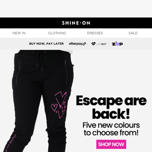 Federation ESCAPE trackies are BACK! 🔥