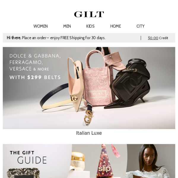$299 Belts: Dolce & Gabbana, Ferragamo, Versace & More Women’s | The Gift Guide