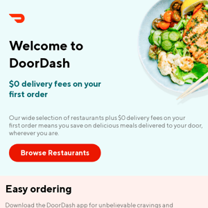 DoorDash, welcome to DoorDash! 🍕🍔🌮