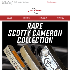 Final Week of our Rare Scotty Cameron Collection Drop ⛳ 3 More Putters & Headcovers Just Added!