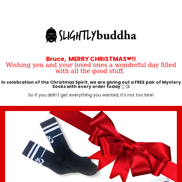 💫 Merry Christmas Slightly Buddha !