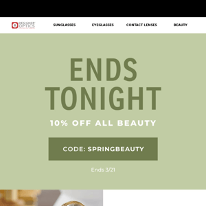 Final Day For 10% OFF All Beauty 💄